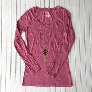 Mauve Long Sleeved Tee
